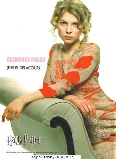 Clemence Poesy - oaau de unde ai npoza aia e intradevar dar in - ...::::Harry Potter::::...