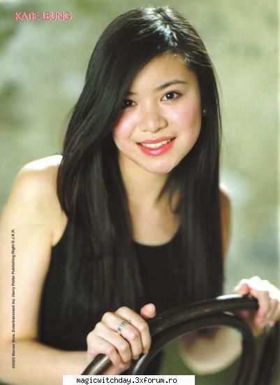 Katie Leung - Sper ca am scris bine! Stitzi despre cine vorbesc - ...::::Harry Potter::::...