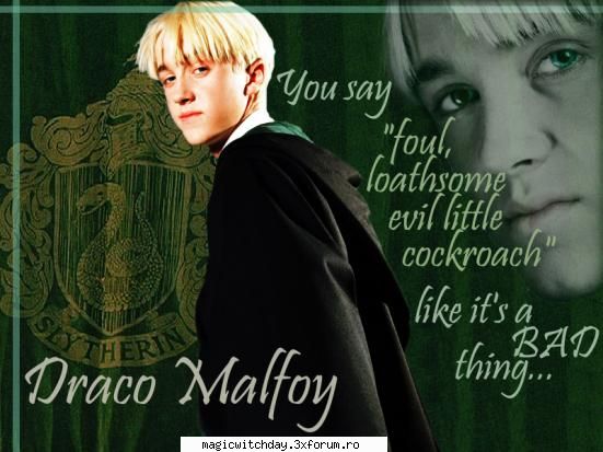 Tom Felton - asa e will mai ales acum!Dar mie cel mai mult - ...::::Harry Potter::::...