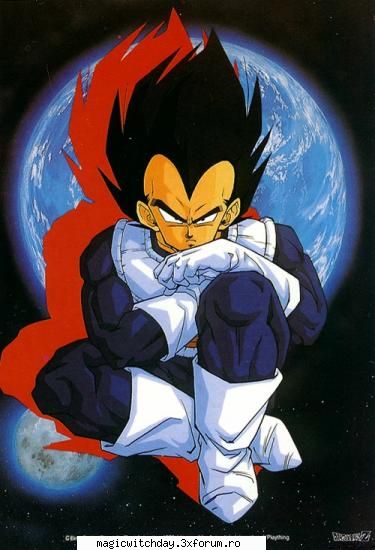 Vegeta - opss se pare ca in poza de susu ii fiul lui - Dragonball Z